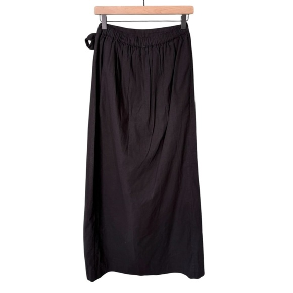 Free People Women’s Wrap Tie Midi Skirt Built in Shorts Black Size XS - Picture 2 of 10